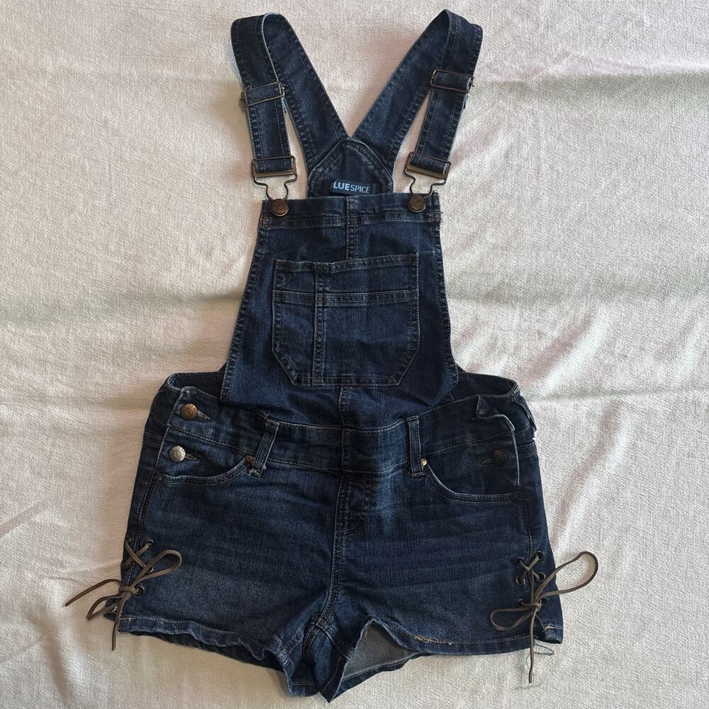 Blue Spice Overall Shorts Size 3